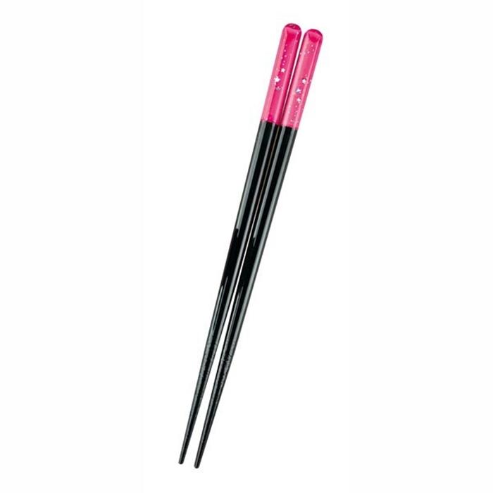 一番星 ピンク 18cm 箸 日本製 おしゃれ はし chopstick プレゼント父の日 和食器 和風 | 