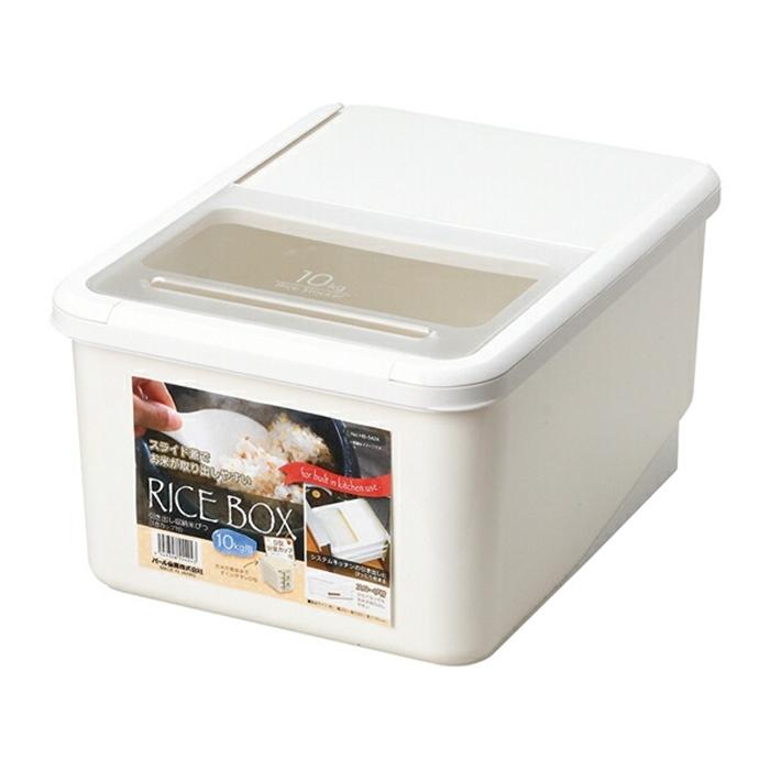 引出し収納米びつ10kg用(1合カップ付) 米びつ 米櫃 おしゃれ 保存容器 コンパクト |  | 02