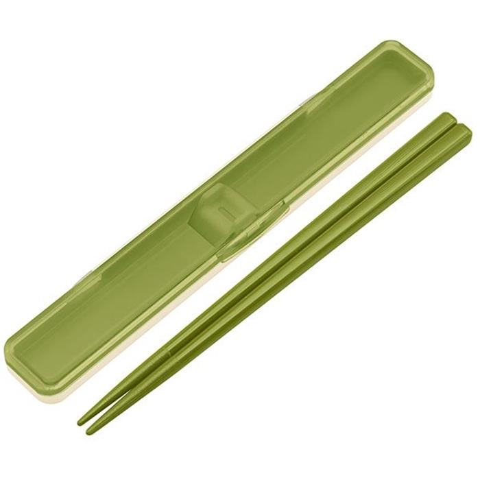 レトロフレンチ 抗菌 音のならない箸・箸箱セット グリーン 箸 日本製 おしゃれ はし chopstick プレゼント父の日 母の日 和食器 和風 | 