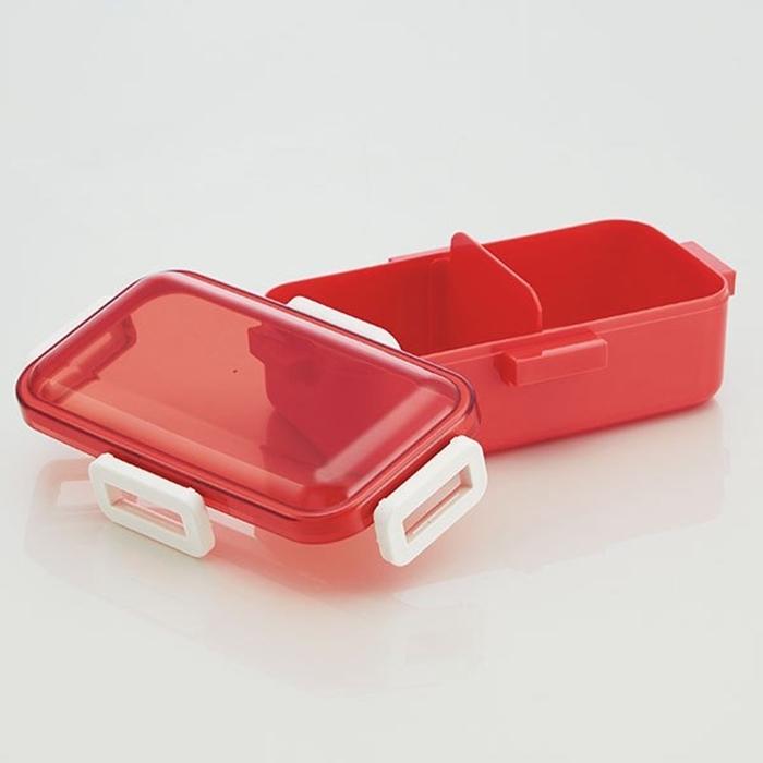 レトロフレンチ 抗菌 ふわっと弁当箱 オレンジレッド ランチボックス 仕切り付き 電子レンジOK 食器洗浄機もOK 男子 大容量 女子 大人 子供 女の子 男の子 |  | 01