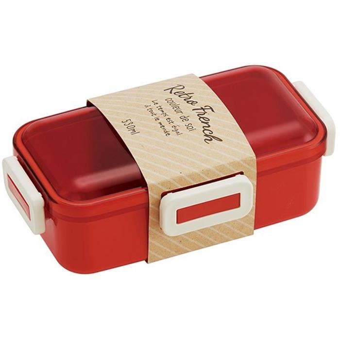 レトロフレンチ 抗菌 ふわっと弁当箱 オレンジレッド ランチボックス 仕切り付き 電子レンジOK 食器洗浄機もOK 男子 大容量 女子 大人 子供 女の子 男の子 |  | 02