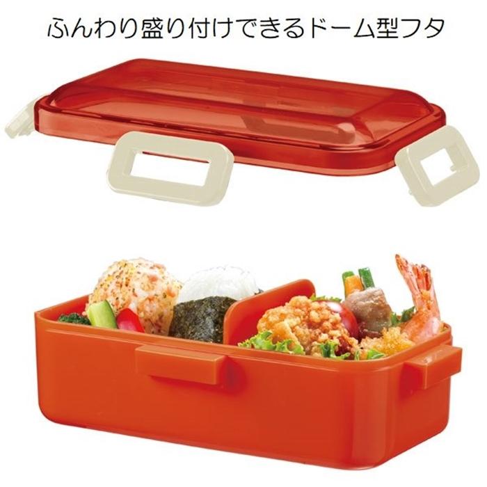 レトロフレンチ 抗菌 ふわっと弁当箱 オレンジレッド ランチボックス 仕切り付き 電子レンジOK 食器洗浄機もOK 男子 大容量 女子 大人 子供 女の子 男の子 |  | 03