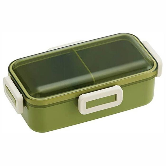 レトロフレンチ 抗菌 ふわっと弁当箱 グリーン ランチボックス 仕切り付き 電子レンジOK 食器洗浄機もOK 男子 大容量 女子 大人 子供 女の子 男の子 | 