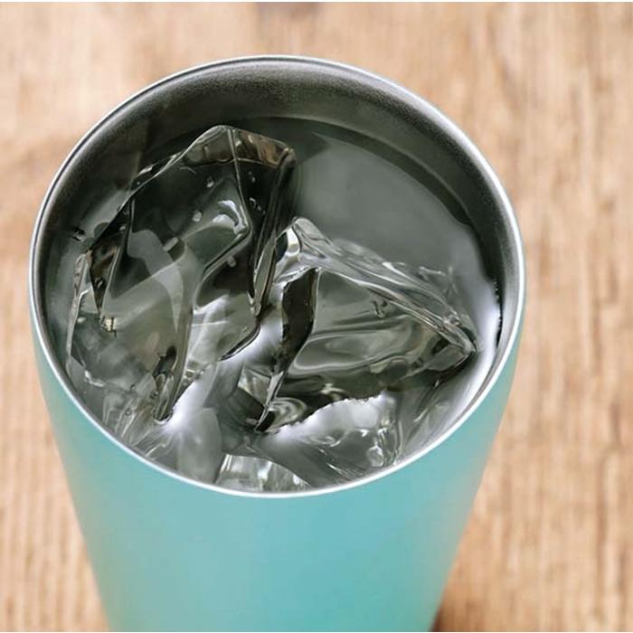 クリーンパウダー 真空二重タンブラー 450mL ミント  保温 保冷 コップ ビールグラス ビアグラス |  | 02