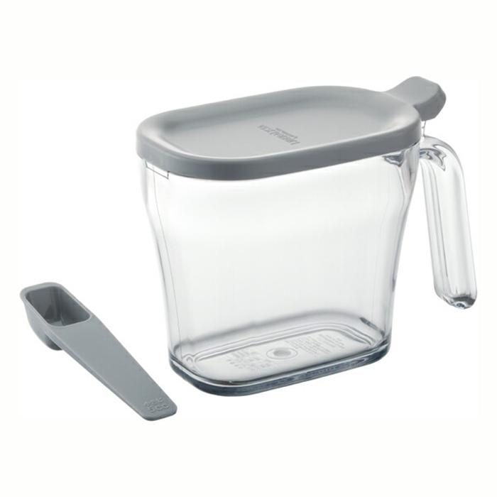 リベラリスタ クックポット スリム グレー おしゃれ 調味料入れ 調味料ケース 調味料容器 ストッカー 調味料ポット 砂糖 塩 | 