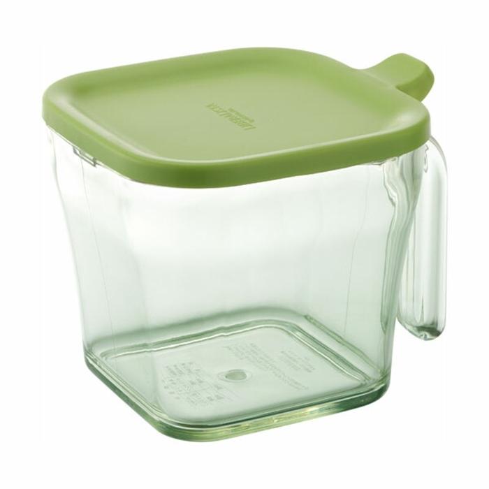 リベラリスタ クックポット レギュラー グリーン おしゃれ 調味料入れ 調味料ケース 調味料容器 ストッカー 調味料ポット 砂糖 塩 | 