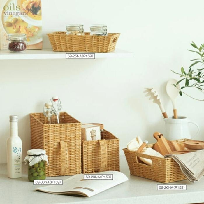 ナチュラルスタイルバスケット ＮＡ 小物入れ 収納ボックス  かご バスケット |  | 01