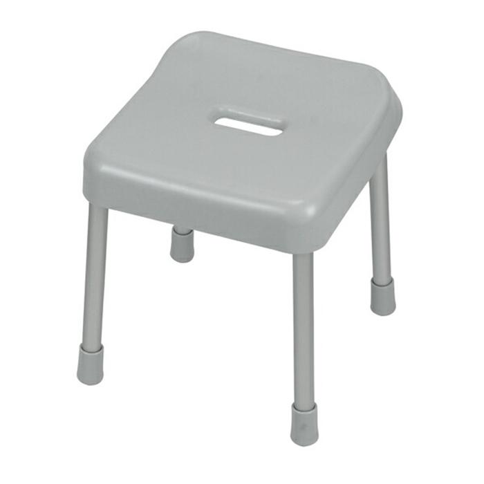 スタイルピュア バススツール30cm ライトグレー 風呂用椅子 おしゃれ シンプル デザイン バスチェア 風呂イス バスグッズ 風呂椅子 ふろいす お風呂の椅子 | 