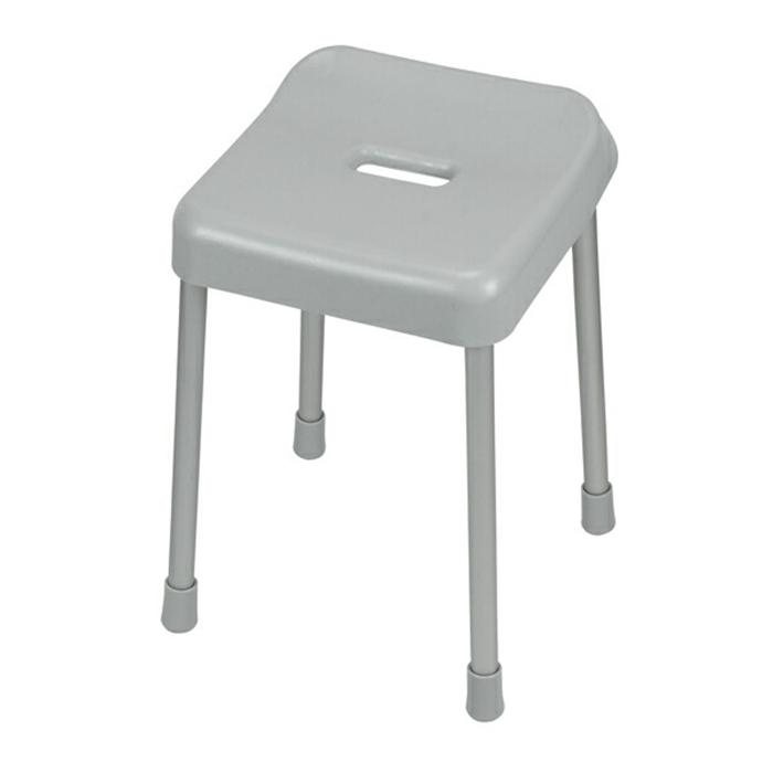 スタイルピュア バススツール40cm ライトグレー 風呂用椅子 おしゃれ シンプル デザイン バスチェア 風呂イス バスグッズ 風呂椅子 ふろいす お風呂の椅子 | 