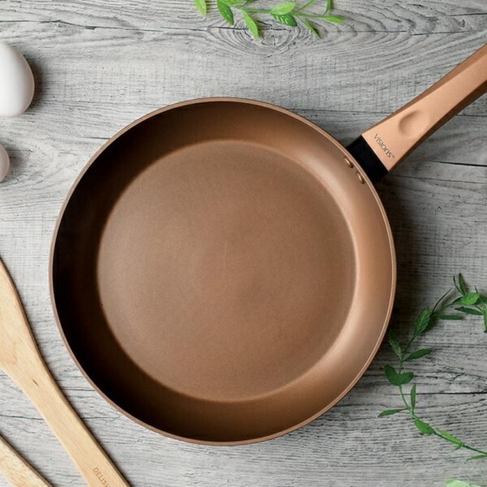 VISIONS GOLD Coating IH対応フライパン26cm 焼き物 炒め物 キッチン おしゃれ 調理器具 ゴールドコーティング オール熱源対応 アルミニウム合金 ステンレス |  | 01