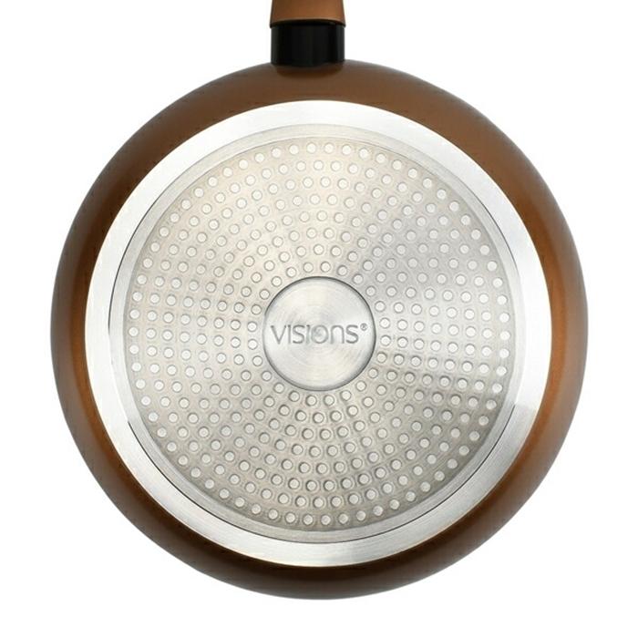 VISIONS GOLD Coating IH対応フライパン26cm 焼き物 炒め物 キッチン おしゃれ 調理器具 ゴールドコーティング オール熱源対応 アルミニウム合金 ステンレス |  | 02