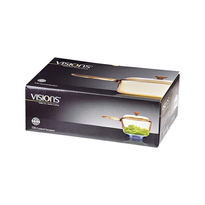VISIONS ソースパン1.5L 片手鍋 なべ ガラス製 超耐熱ガラス |  | 01