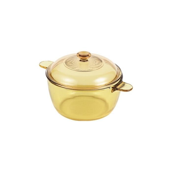 VISIONS クックポット1.5L なべ 両手鍋 お鍋 キッチン おしゃれ ガラス製 超耐熱ガラス | 