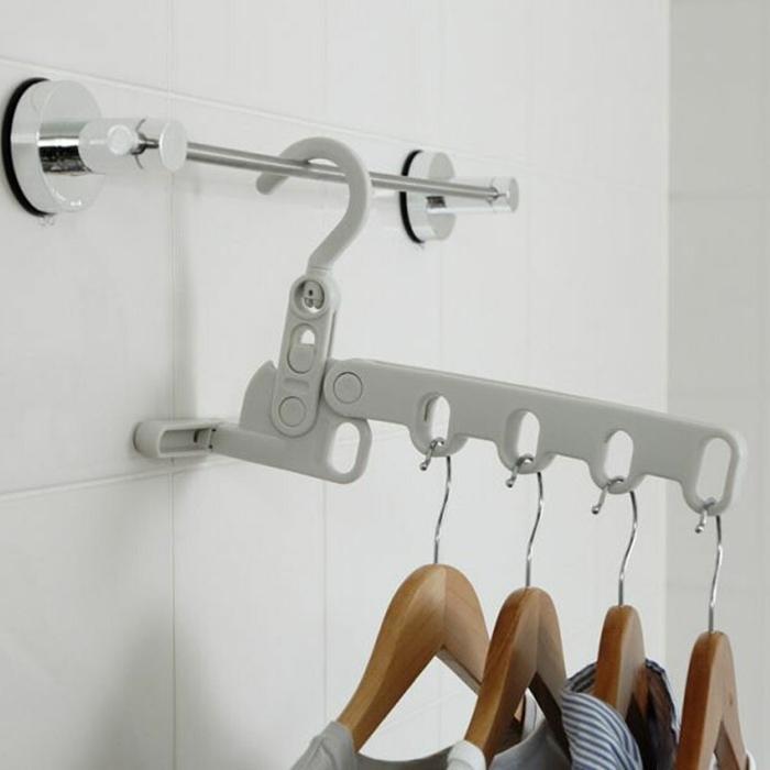 5連フック 洗濯干し 室内物干し 物干しハンガー 回転 部屋干し ひとり暮らし 梅雨 花粉 コンパクト |  | 03