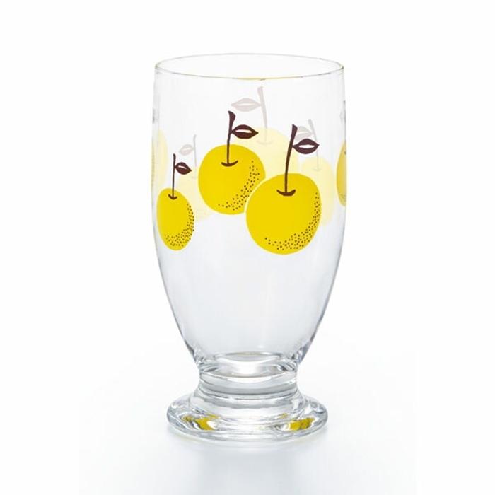 アデリア レトロ 台座付きグラス 梨 コップ グラス フロート パフェ | 