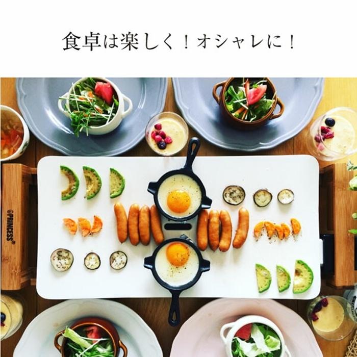 PRINCESS TabLe GriLL Mini Pure テーブルグリル ピュア ホワイト ホットプレート コンパクト 電気プレート グリルプレート おしゃれ |  | 01