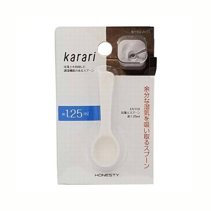 Ｋａｒａｒｉ 珪藻土スプーン 約1.25mL ホワイト 乾燥材 調湿材 キッチングッズ 便利グッズ | 