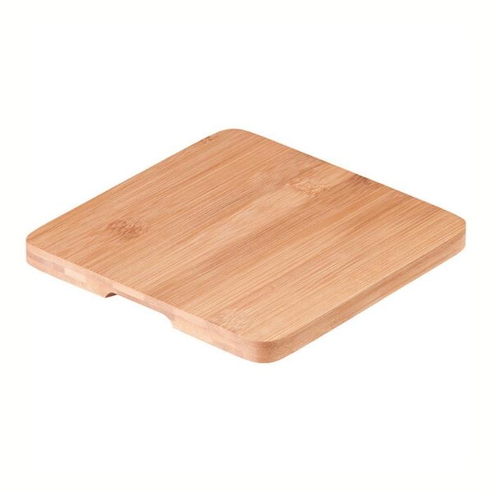 スキレット用木台 18x18cm 鍋敷き キッチン キッチンツール | 