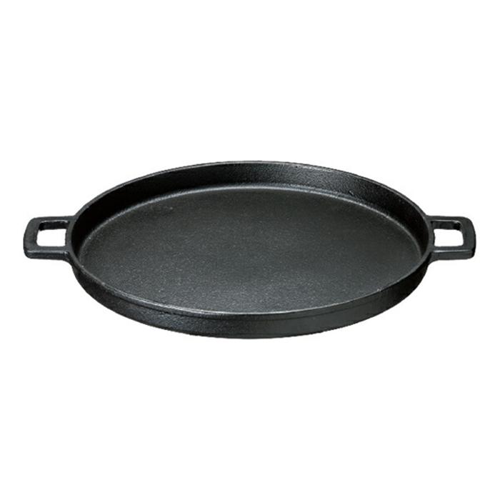 鉄鋳物 お好み鉄板26cm バーベキュー 鉄板 BBQ 焼きそば キャンプ用品 アウトドア用品 | 