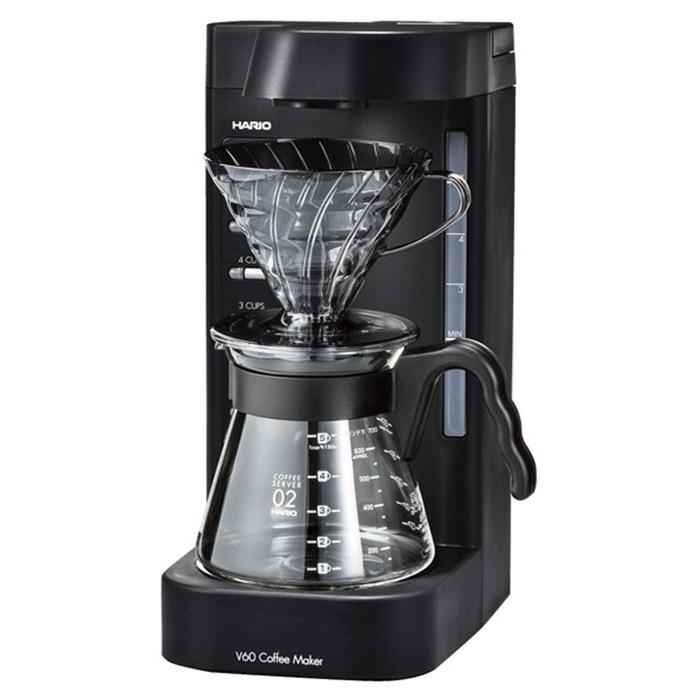 V60珈琲王2 コーヒーメーカー 蒸らし機能 ドリップコーヒー 計量スプーン ペーパー40枚付き おしゃれ | 