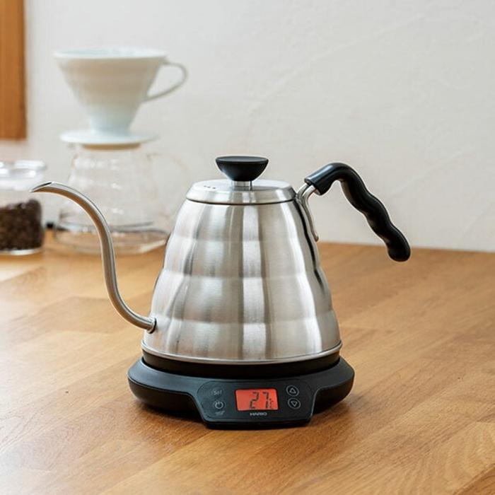 V60温度調整付きパワーケトル・ヴォーノN 電気ケトル やかん コーヒー ティーポット キッチン用品 台所用品 空焚き防止 |  | 01