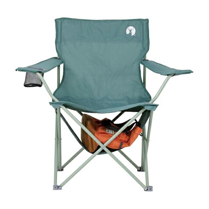 棚モック付ラウンジチェア  ヴィンテージグリーン BBQ バーベキュー キャンプ アウトドア ドリンクホルダー 折りたたみ 椅子 チェアー |  | 01