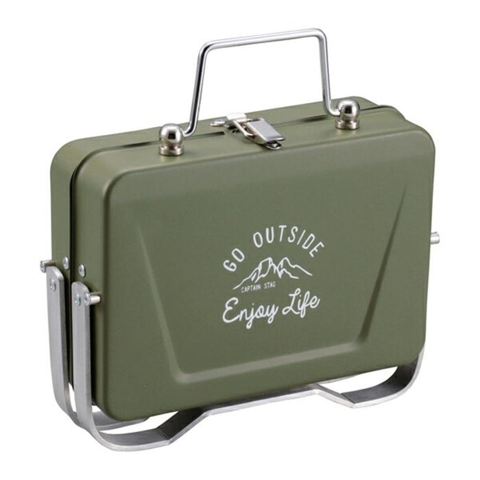 モンテ V型卓上グリルＢ6型 オリーブ 焚き火台 キャンプ アウトドア シンプル おしゃれ ソロキャンプ バーベキュー |  | 01