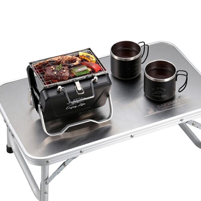 モンテ V型卓上グリルＢ6型 ブラック 焚き火台 キャンプ アウトドア シンプル おしゃれ ソロキャンプ バーベキュー |  | 05