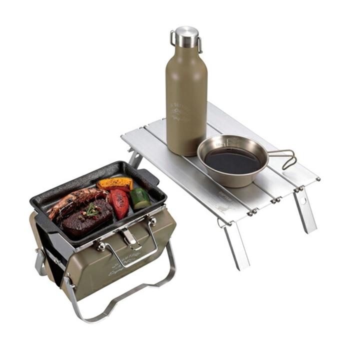 モンテ V型卓上グリルＢ6型 カーキ 焚き火台 キャンプ アウトドア シンプル おしゃれ ソロキャンプ バーベキュー |  | 04