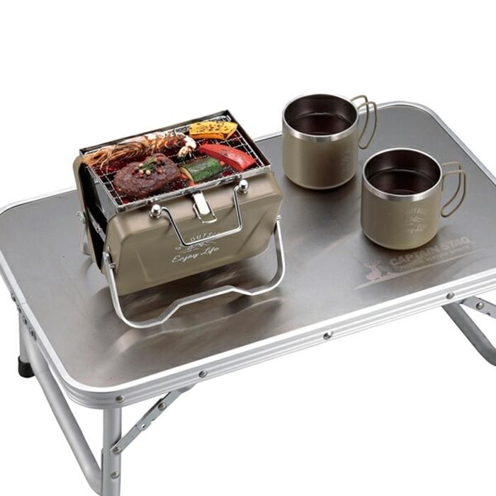 モンテ V型卓上グリルＢ6型 カーキ 焚き火台 キャンプ アウトドア シンプル おしゃれ ソロキャンプ バーベキュー |  | 05