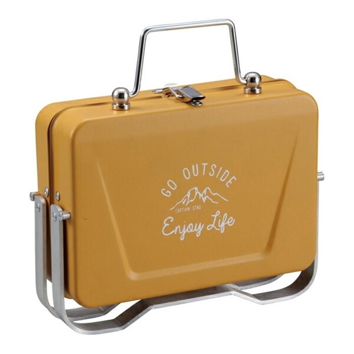 モンテ V型卓上グリルＢ6型 オールドイエロー 焚き火台 キャンプ アウトドア シンプル おしゃれ ソロキャンプ バーベキュー |  | 01