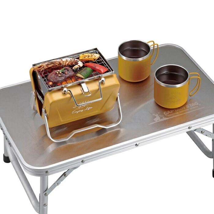 モンテ V型卓上グリルＢ6型 オールドイエロー 焚き火台 キャンプ アウトドア シンプル おしゃれ ソロキャンプ バーベキュー |  | 05