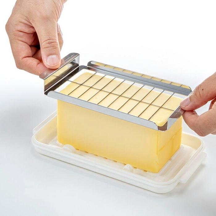 バターカッター&ケース バターナイフ付き バターケース バターカッター お菓子作り ホームベーカリー |  | 02