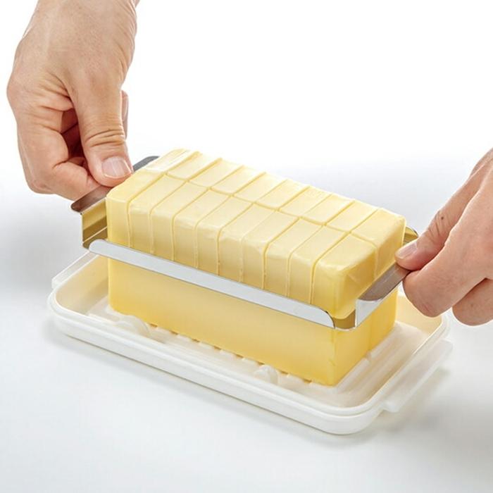 バターカッター&ケース バターナイフ付き バターケース バターカッター お菓子作り ホームベーカリー |  | 03