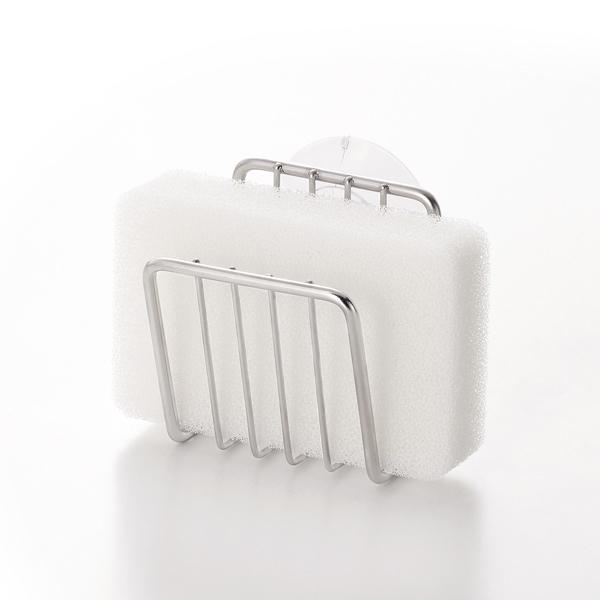 アットアクア ステンレス製スポンジホルダー シンク キッチン スポンジ ボトル ブラシ 収納 スポンジラック スポンジホルダー スポンジトレー スポンジ入れ |  | 01