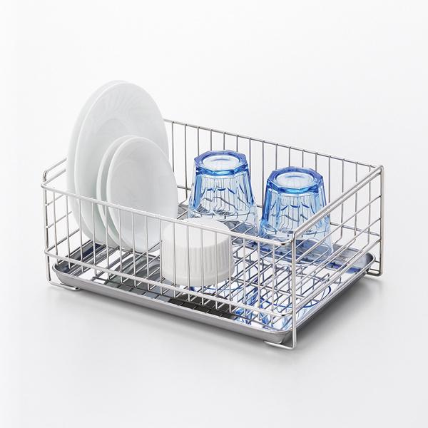アットアクア ステンレス製水切りバスケット ミニ 水切り 水切りかご 水切りトレー キッチン収納 家事 スリム シンク シンク横 流し台 |  | 01