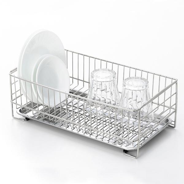 アットアクア ステンレス製水切りバスケット スリム 水切り 水切りかご 水切りトレー キッチン収納 家事 スリム シンク シンク横 流し台 |  | 01