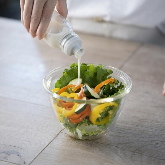 ドレッシングボトルスリム 120 ペールグレイ オイルボトル ドレッシングボトル 調味料入れ ガラス おしゃれ 耐熱ガラス 持ちやすい 注ぎやすい |  | 01