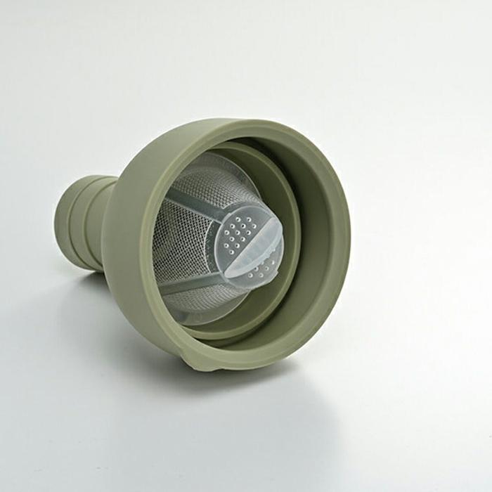 フィルターインボトル750mL スモーキグリーン 水出し ポット お茶ボトル 紅茶ボトル フルーツティー 水筒 マグ |  | 01