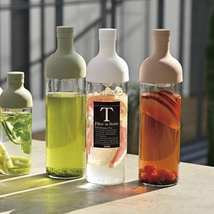 フィルターインボトル750mL スモーキグリーン 水出し ポット お茶ボトル 紅茶ボトル フルーツティー 水筒 マグ |  | 03