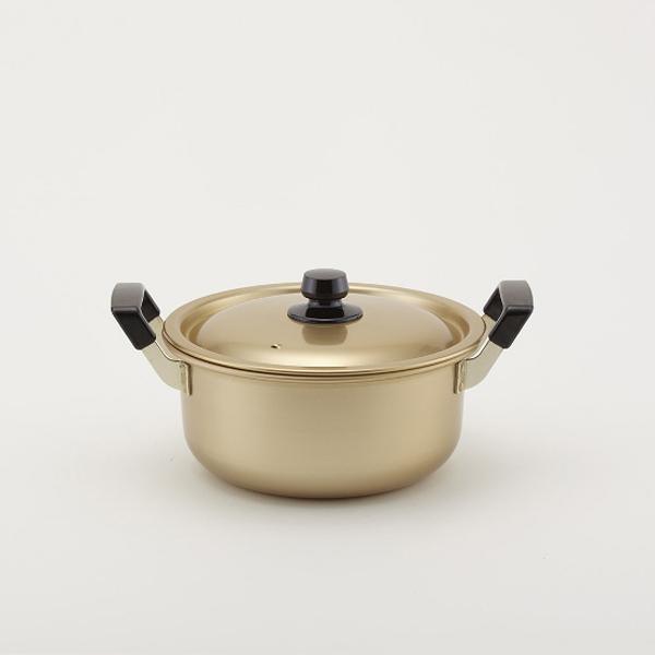 純しゅう酸 味づくし 22cm  おでん 両手鍋 アルマイト加工 両手なべ 調理鍋 | 