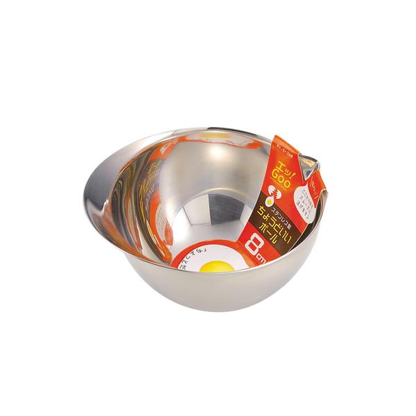 エッ！グー ステンレス製ちょうどいいボール8cm ミニボール ボウル 器 ステンレスボール ステンレスボウル キッチンボウル 小さめ 玉子 調味料 |  | 01