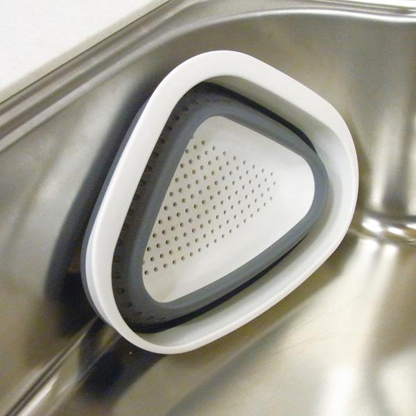 アットアクア 折りたたみ三角コーナー(抗菌加工) 生ごみ 省スペース 折り畳み コンパクト 省スペース キッチン雑貨 台所用品 台所 シンク |  | 02