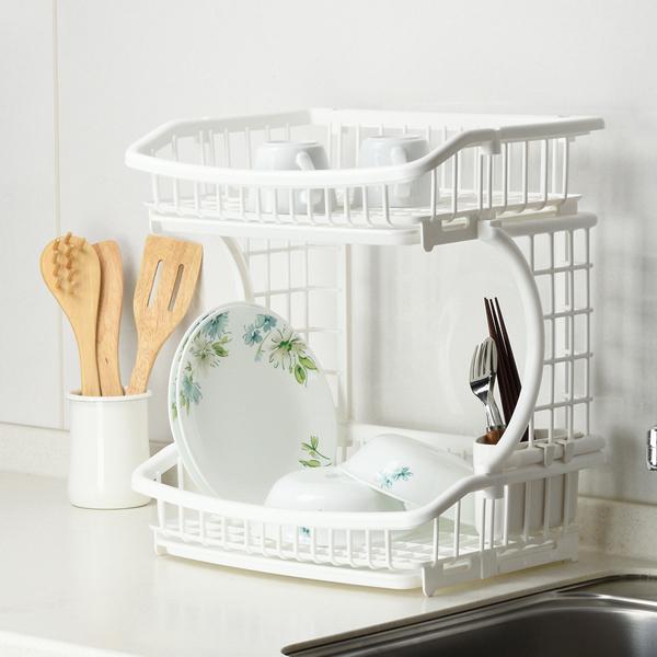 ブランキッチン ＰＣ.2段式水切りバスケット 水切り 水切りかご 水切りトレー キッチン収納 家事 スリム シンク シンク横 流し台 |  | 02