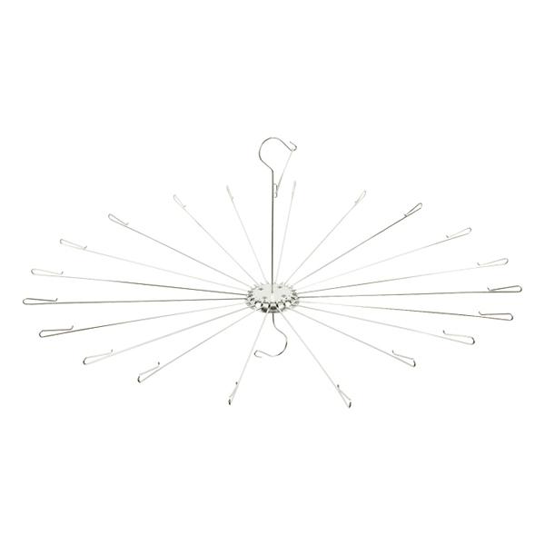 メタリア ステンレス製パラソルハンガー 物干しハンガー たこ足ハンガー パラソル型 タオル干し バスタオル ランドリー 折りたたみ 洗濯グッズ 洗濯用品 | 