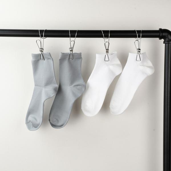 メタリア ステンレス製かけられるマルチクリップ4個セット 太パイプ用 洗濯バサミ さびにくい 洗濯ばさみ フック洗濯ばさみ |  | 02