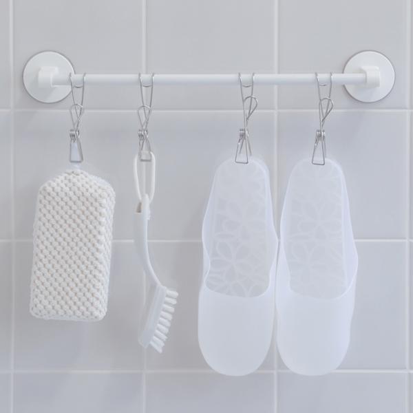 メタリア ステンレス製かけられるマルチクリップ4個セット 太パイプ用 洗濯バサミ さびにくい 洗濯ばさみ フック洗濯ばさみ |  | 03