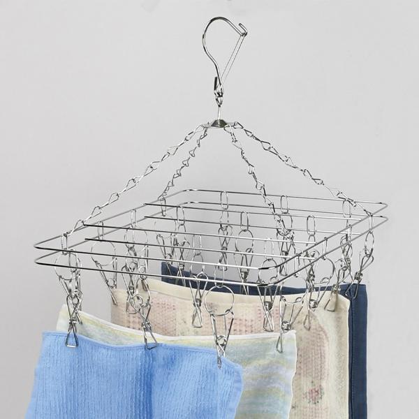 メタリア ステンレス製スクエアハンガー20ピンチ 物干しハンガー ランドリーハンガー 洗濯ハンガー 物干しハンガー ステンレスハンガー |  | 02