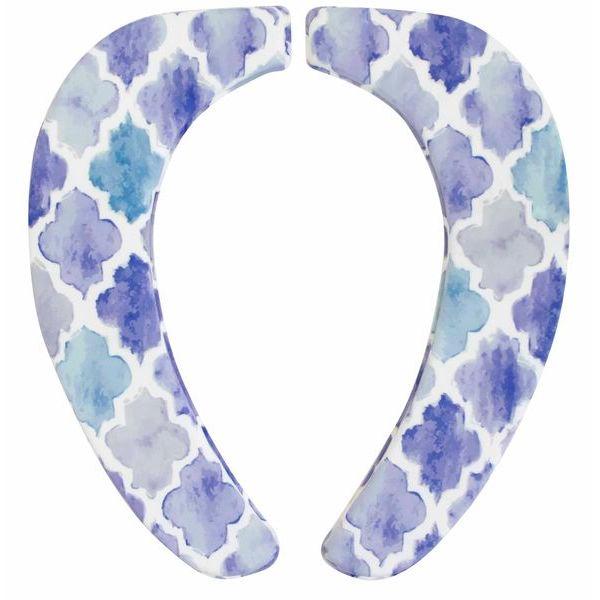 モロッカン さらふわ便座クッション トイレシート 便座シート O型 U型 便座カバー おしゃれ | 