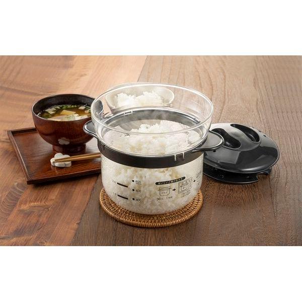 ガラスのレンジご飯釜1〜2合 ご飯釜 ハリオ ご飯炊き 炊飯器 炊飯 ごはん釜 ごはん炊き 米炊き 耐熱ガラス ガラス製 レンジ調理 |  | 01
